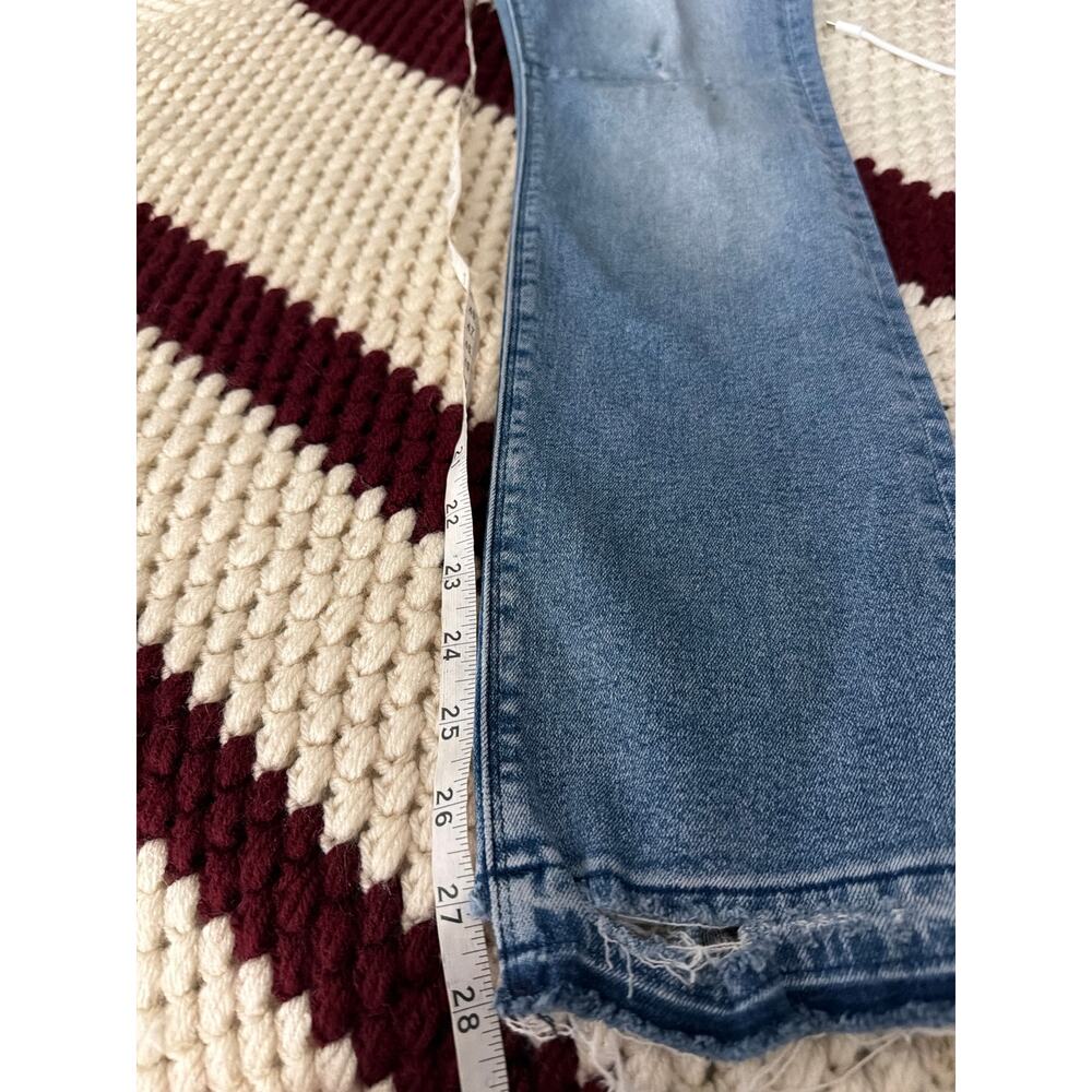 092 RTA‎ Distressed Skinny Jeans Size 26 Raw Hem Stretch Denim - Picture 7 of 9